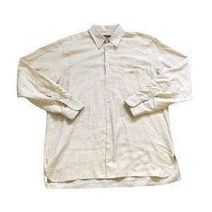 ERMENEGILDO ZEGNA Button Down Shirt // Size Large
